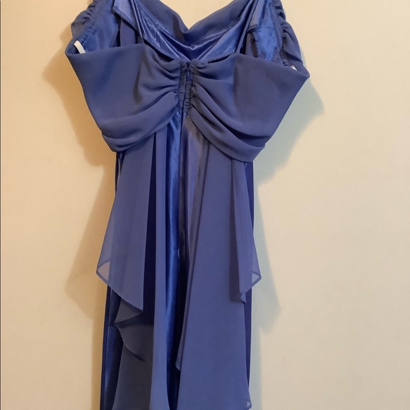 Women Long Blue Dress With Matching Shawl. Size 4. - Picture 5 of 15